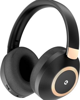 Active Noise Cancelling Headphones, 100H Playtime Headphones Wireless Bluetooth, Bluetooth Headphone with Mic, Over Ear Wireless Headphone with Deep Bass,Fast Charging for Travel