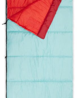 Coleman Flatlands 30/40/50°F Adult Sleeping Bag, Made from 100% Recycled Material, Big & Tall Options, Cool-Weather Sleeping Bag